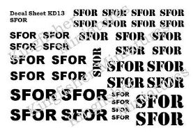 SFOR Markings - White